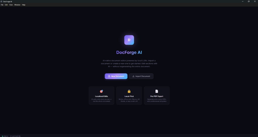 DocForge AI Start